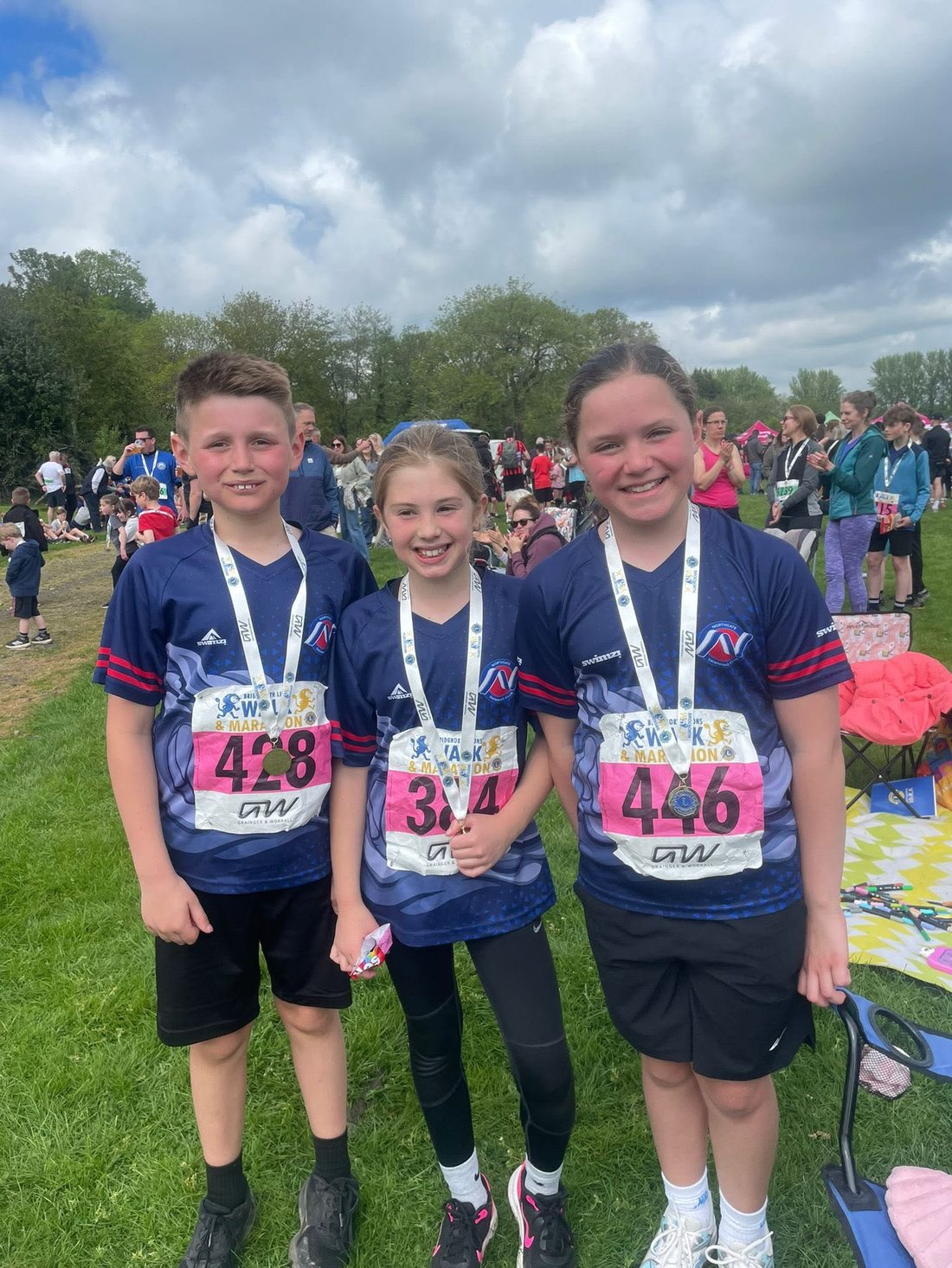 Northgate swimmers at the Bridgnorth Walk 2026